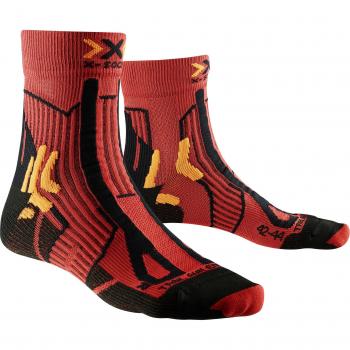 X-Socks Hombre Trail Run Energy Man calcetín, todo el año, hombre, color Paprika/Black, tamaño 39-41