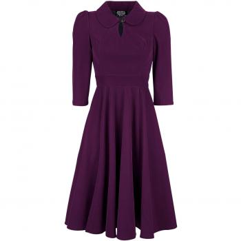 H&R London Vestido Glamorous Velvet Tea Vestido Lila XS