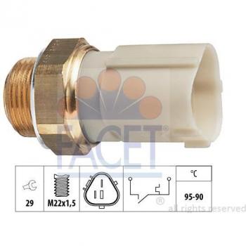 Interruptor de temperatura para ventilador de radiador FACET 7.5262