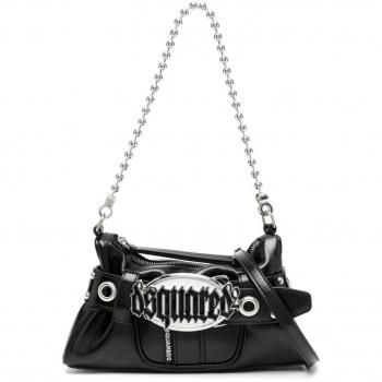 Dsquared2 Women's Denim Shoulder Bag in Black | Size UNI | CLW0031