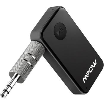 Mpow Receptor Bluetooth Streambot Portátil Car Kit de Adaptador Inalámbrico Manos Libres para Sistema de Inicio o Coche Audio Streaming