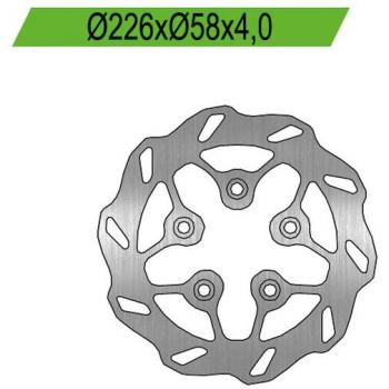 Disco de Freno Delantero NG para SYM y Peugeot Tweet 125/150, 5 Foros, 10.25mm
