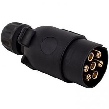 Conector remolque 7 polos de plástico 12V modelo 78400006