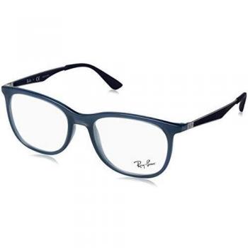 Ray-Ban 0Rx7078, Monturas de Gafas para Hombre, Transparente Light Blue, 53