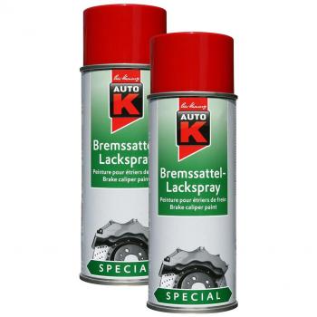 2 x kwasny 233 074 Auto de K Special de sillín de freno Laca aerosol rojo 400 ml