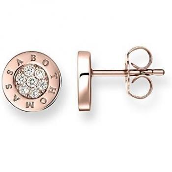 Thomas sabo pendientes oro vermeil de mujercon oxido de circonio