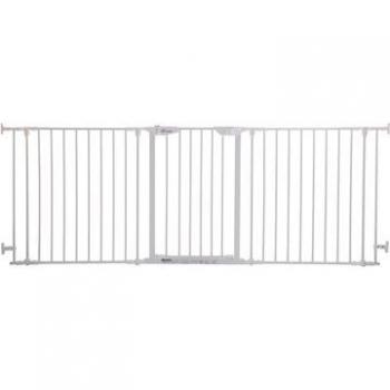 Barrera de seguridad Dreambaby Newport Adapta 3 paneles bidireccional blanca (85,5-200 x 74 cm)