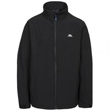Trespass Vander Softshell Chaqueta, Hombre, Negro