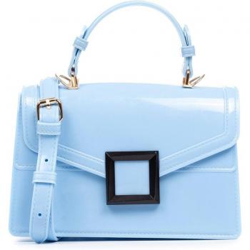 Iria Quintana. Bolso tote mini de PVC transparente con degradado