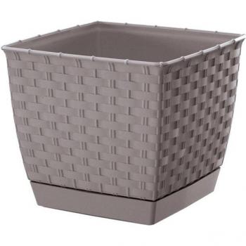 Maceta Prosperplast RATOLLA SQUARE 3,8L. Diseño Cuadrado Moderno