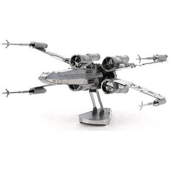 Metal Earth Star Wars X-Wing Fighter 3D Metal Model Kit – 2 Sheets, Ages 14+, Assembled Size: 10.10 x 8.52 x 5.15 cm, Packaged on a Card 12