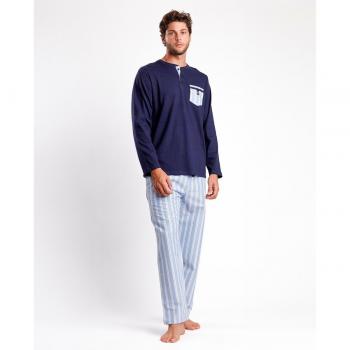 ADMAS CLASSIC Pijama Manga Larga Stripest para Hombre