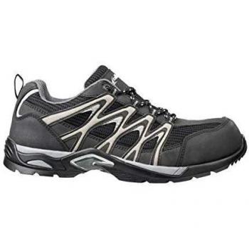 Zapatos de Seguridad Albatros Silver Racer XTS Baja S1P HRO SRC Talla 44 Negro y Gris