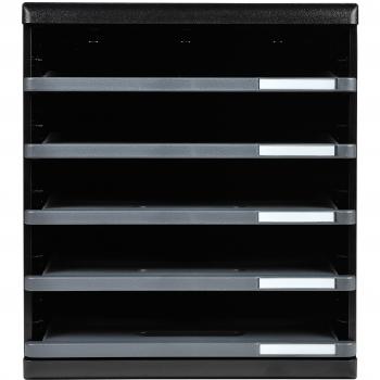 Exacompta Ecoblack A4+ - Modulo con 5 cajones, color gris