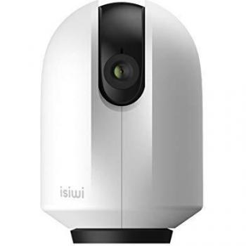 Cámara de Seguridad IP Wireless Round 1080P Motorizada Isiwi ISW-DPI2M con Audio Bidireccional y Visión Nocturna