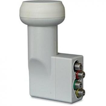 LNB Universal 4 Salidas Fracarro UX-QT LTE con Conector F y Aprobado SKY