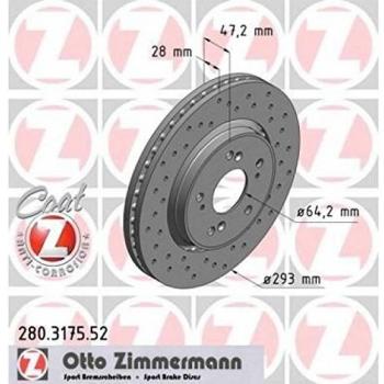 ZIMMERMANN Disco de freno