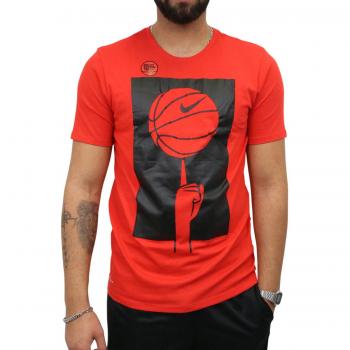 Nike Dry algodón/poliéster – Camiseta de baloncesto, Rot