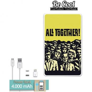 Becool® - Batería Externa Power Bank 4000 mah + Gratis 1 cable USB-MicroUsb