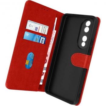 Funda Honor 70 Tarjetero Soporte Vídeo rojo
