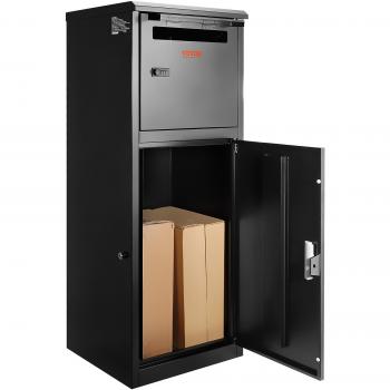 Vevor Outdoor Package Delivery Box 16.2x15.8x44, Galvanized Steel with Coded Lock and Anti-Theft Design
