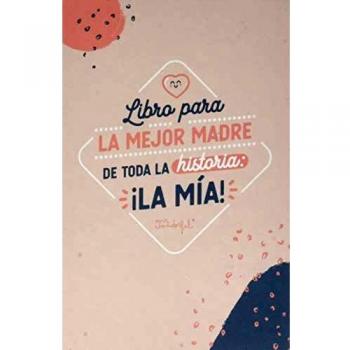 Mr. Wonderful Libro para la Mejor Madre de Toda la Historia WOA10176ES - Libro de Tapa Dura Rellenable, 12.5 x 17.5 x 1.3 cm