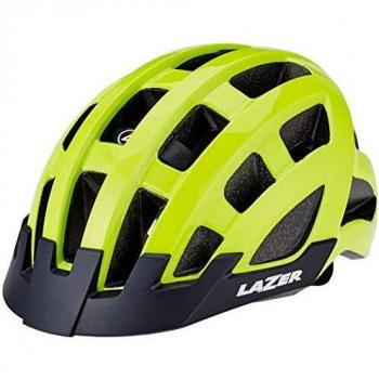 Lazer Casco Compact (Unisize) Ciclismo, Adultos Unisex, Amarillo(Amarillo), Talla Única