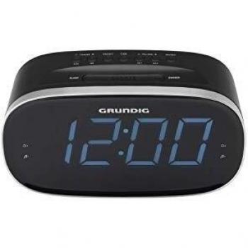 Radio Despertador Digital Grundig Sonoclock SCN340 con AM/FM, LED Negro Compacto