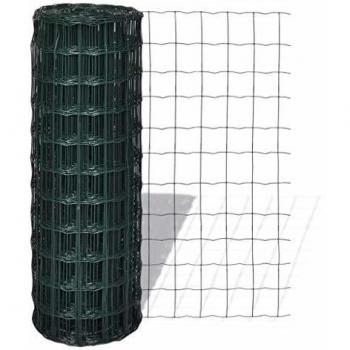vidaXL Euro Fence 25x0.8m with Mesh Outdoor Garden Patio Panel Screen Barrier