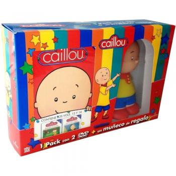 Pack Caillou Vol13+14+Muñeco [DVD]