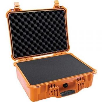Peli 1520 - Maleta rígida con espuma protectora, naranja