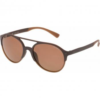 Police SPL1635594CP Unisex Brown Sunglasses (55mm)