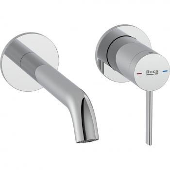 Grifo monomando empotrable para lavabo Roca Ona con acabado cromado, tecnología de ahorro de agua, diseño moderno y elegante, fácil instalación y mantenimiento