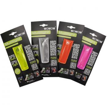 Wowow Multilight 3M - Reflector de running, color naranja