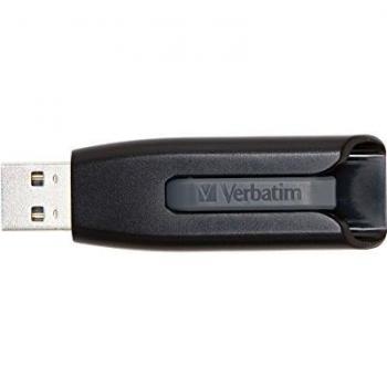 Verbatim 49189 128GB V3 Store n Go USB 3.0 Flash Drive Grey