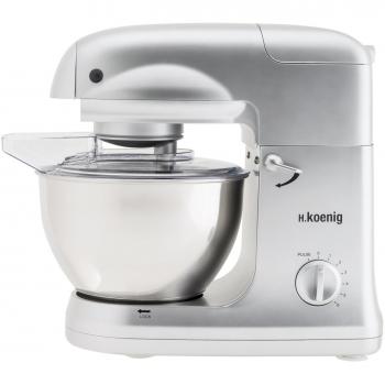 H.Koenig KM78 - Robot de cocina multifunción, batidora amasadora, 1000 W, 5 l