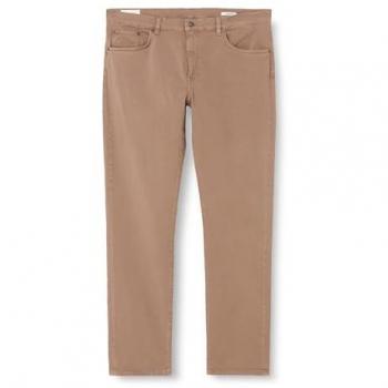 Vaquero Gant Regular Fit Marrón Desierto para Hombre 34/34 con Parche de Logotipo