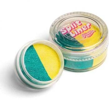 Glisten Cosmetics Seaside Shimmer Teal Green & Yellow Split Liner Eyeliner Small - 3g