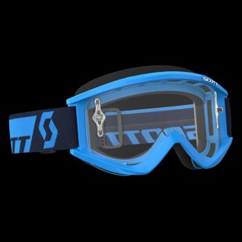 Scott Goggle Recoil XI Blue Silver Chrome Works, hombre, color azul, tamaño talla única
