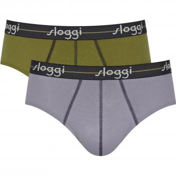 Sloggi Men's Start Midi Briefs (Pack of 2) - Comfortable Cotton Underwear