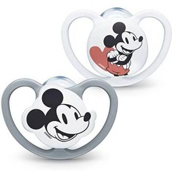 Chupete Nuk Disney Baby Space Mickey 18-36 meses (2ud) de silicona