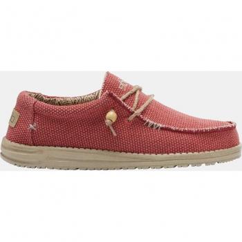 HeyDude - Zapato de cordones de hombre en algodón.