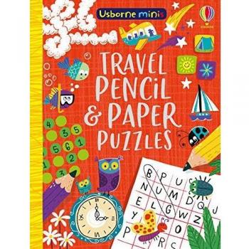 Libro de Puzzles de Lápiz y Papel para Viajes