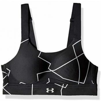 Under Armour Vanish - Sujetador para Mujer, Color Negro - 1321925, Brasier Vanish High Print, 85C, Negro