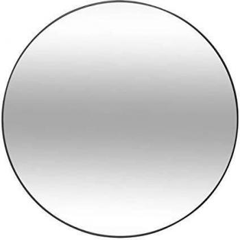 Atmosphera - Espejo de Pared Grande de Metal Negro de 76 cm de diámetro