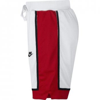 Nike M NSW He Short Stmt Mesh Strt, Hombre, White/University Red Black, S