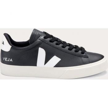 Veja Sneakers Campo Chromefree de piel - Ténis femenino preto, hecho de cuero libre de cromo, diseño sostenible, suela de caucho natural y materiales reciclados