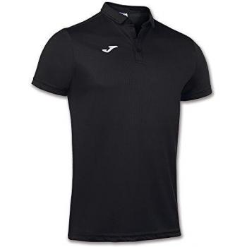 Joma Hobby Men's Short Sleeve Polo Shirt Black XS