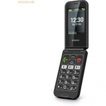 Emporia TALKglam - Teléfono móvil básico tipo concha, pantalla de 2.4, compatible con audífonos M4/T4, botones grandes y tres teclas de selección rápida