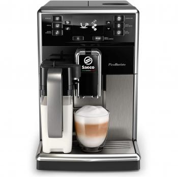 Cafetera Espresso Automática Saeco SM5479, Independiente, 1.8L, con Molinillo Integrado, Negro y Acero Inoxidable